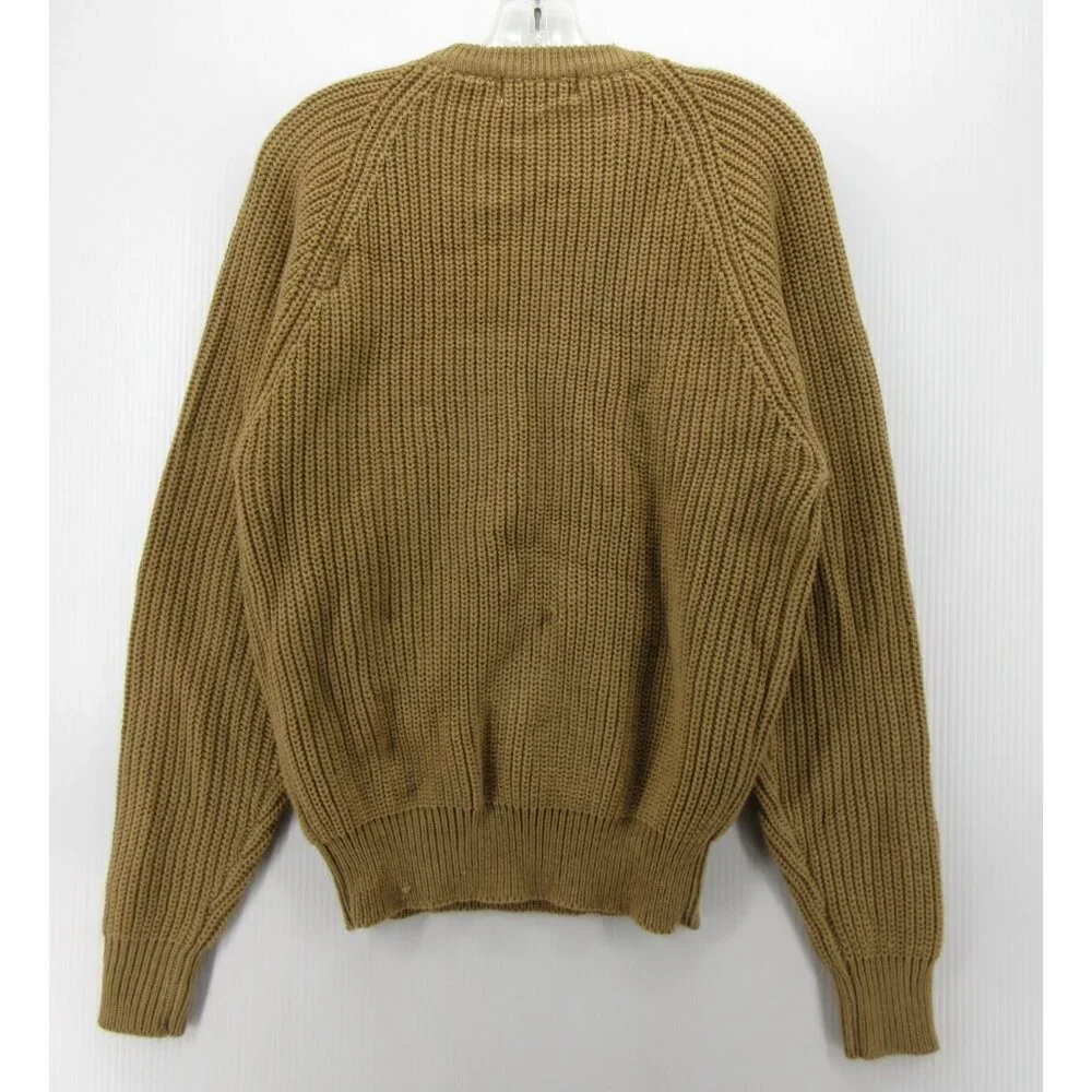 VINTAGE St Johns Bay Sweater Medium Fisherman Ribbed Chunky 80s NEW - Picture 6 of 12